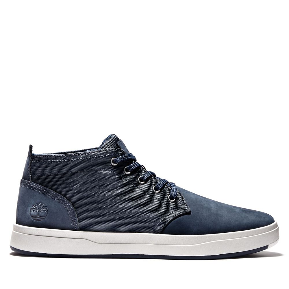 Bocanci Chukka Timberland Barbati Bleumarin - Davis Square Mixed-Media - Romania - JDNKBH940